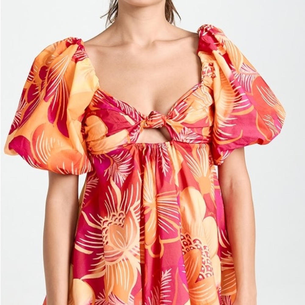 FARM Rio Summer Garden Ombre Mini Dress NWOT
